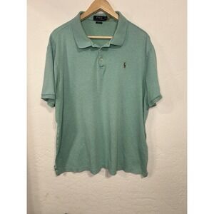 Polo Ralph Lauren Mens Classic Fit Polo Size 2XL Blue Golf Preppy Country Club